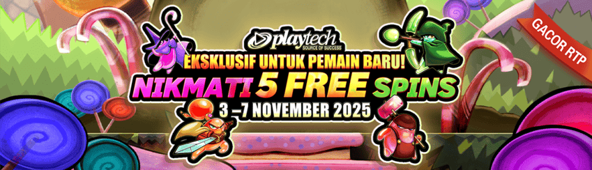 PLAYTECH - FREE SPIN PENDAFTARAN BARU PLAYTECH!